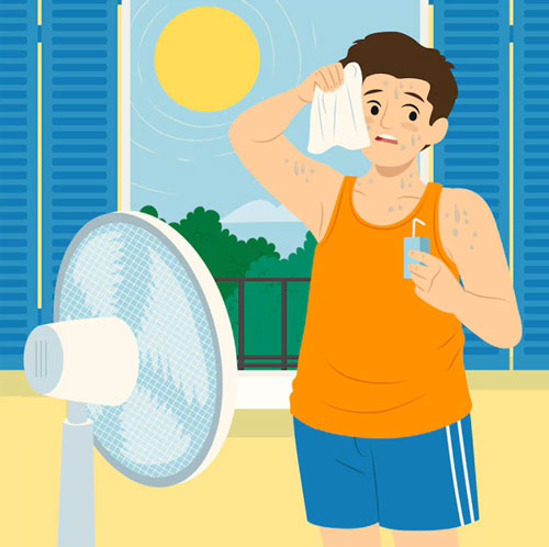 تمرین تنفسی خنک کننده