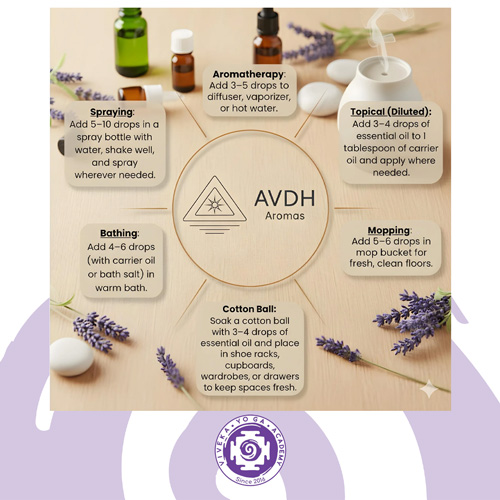 روش های استفاده از اسانس های روغنی طبیعی 