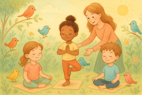 کارگاه-یوگا-در-باغ-پرندگان-تهران